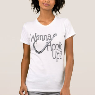 Funny Fishing- Hook UP Dating T-Shirt