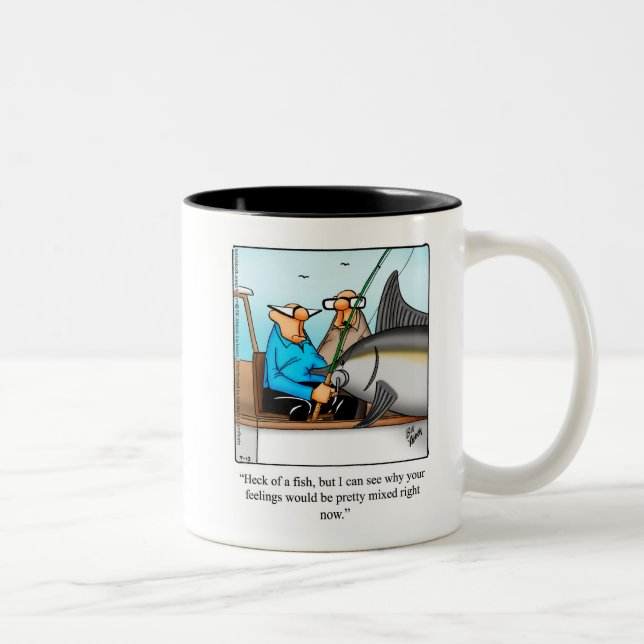 Funny Fishing Humour Mug Gift (Right)