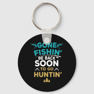 Funny Fishing Hunter Hunting Fisherman Gift  Key Ring