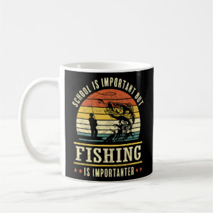 Funny Fishing Is Importanter Fisherman  Coffee Mug
