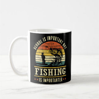 Funny Fishing Is Importanter Fisherman  Coffee Mug