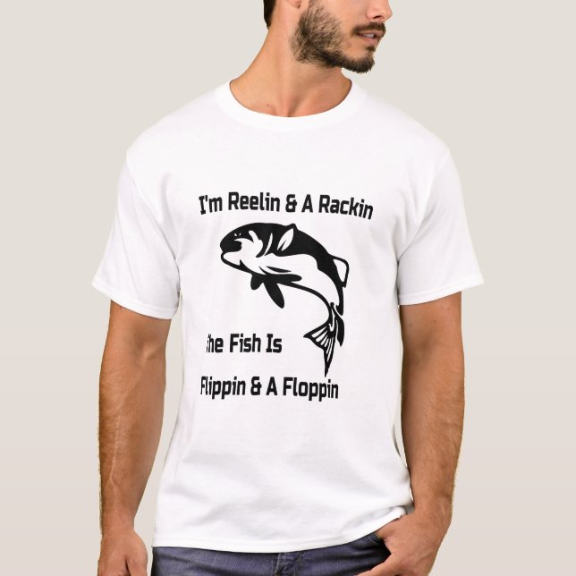 Funny Fishing Jingle T-Shirt (Front)