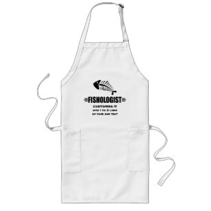 Funny Fishing Long Apron
