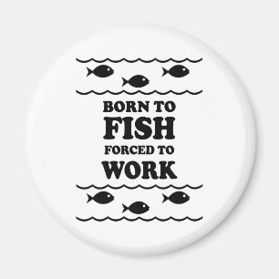 Funny fishing magnet