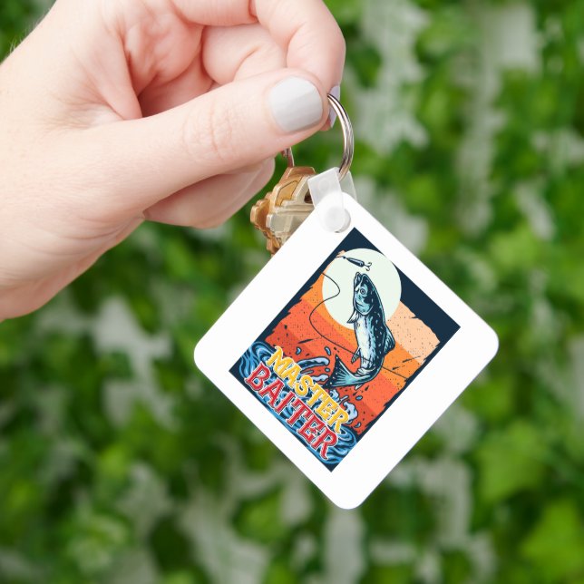 Funny Fishing Master Baiter Key Ring (Hand)