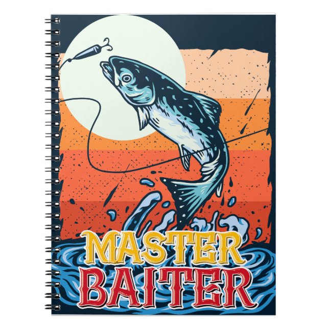 Funny Fishing Master Baiter Notebook (Front)