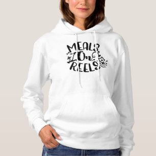 Funny Fishing Meals On Reels Lover Hoodie