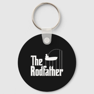 Funny Fishing Meme Of The Rodfather Fishing Rod Key Ring