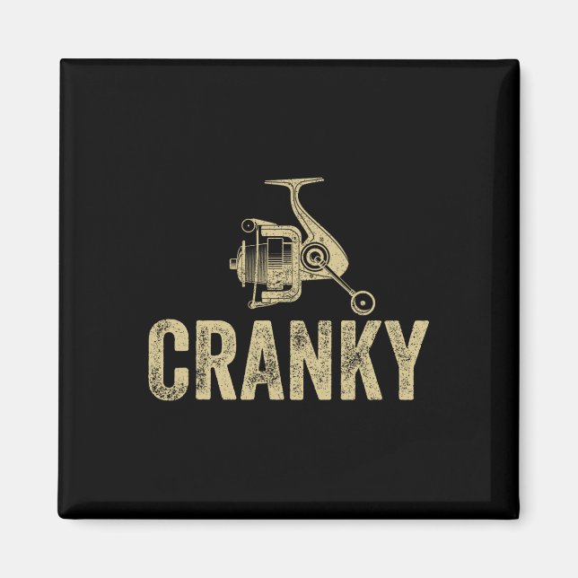 Funny Fishing Men Dad  Magnet (Front)