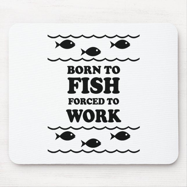 Funny fishing mouse pad (Front)