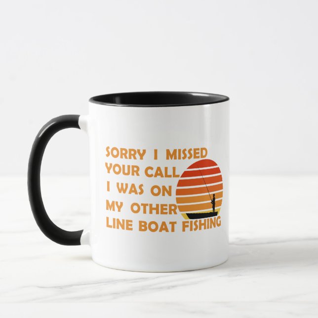 Funny fishing mug (Left)