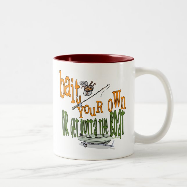 Funny Fishing Mug  Fishing Humour Fishing Bait (Right)