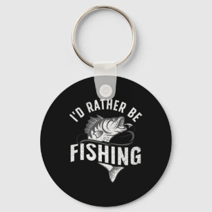Funny Fishing Novelty Design For Men Women Kids Fi Key Ring