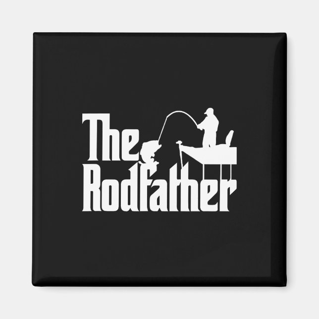 Funny Fishing Parody (the Rod Father)  Magnet (Front)