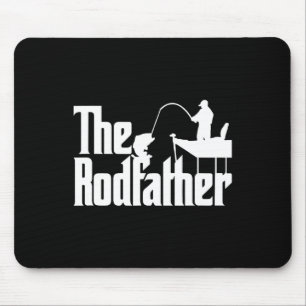 Funny Fishing Parody (the Rod Father) Mouse Pad