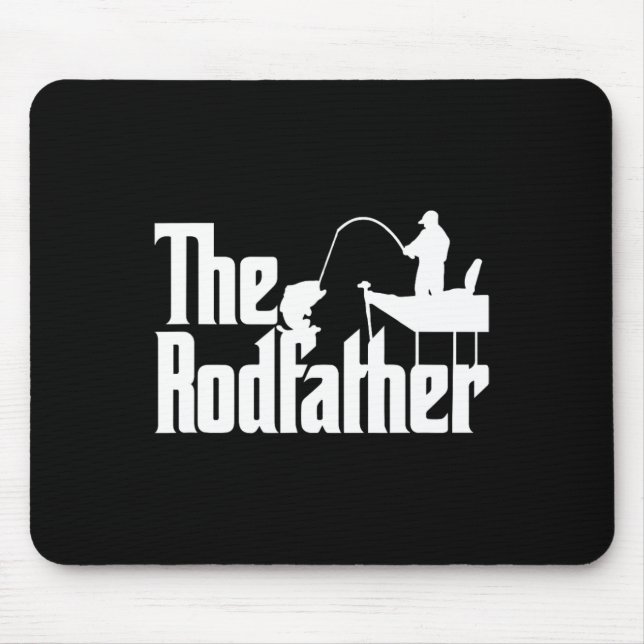Funny Fishing Parody (the Rod Father)  Mouse Pad (Front)