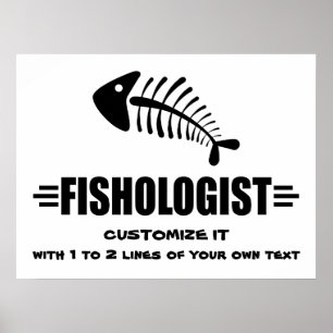 Funny Fishing Poster