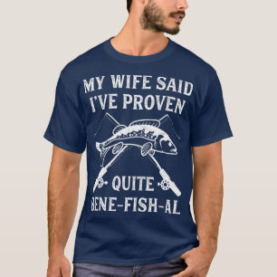 Funny Fishing Pun Fisherman Saying Fish 3 T-Shirt