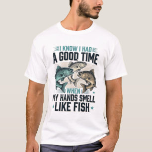 Funny Fishing Quote Vintage Engraving Vector Desig T-Shirt