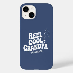 Funny Fishing Reel Cool grandpa Fathers day gift Case-Mate iPhone 14 Case