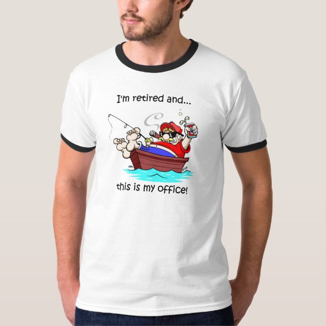 Funny fishing retirement T-Shirt (Front)