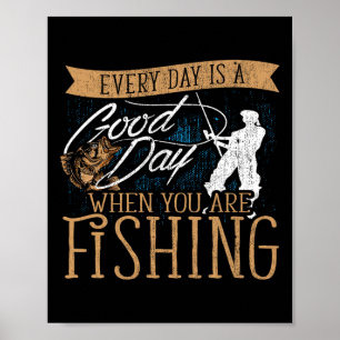 Funny Fishing Rod Fish - Fisherman  Poster