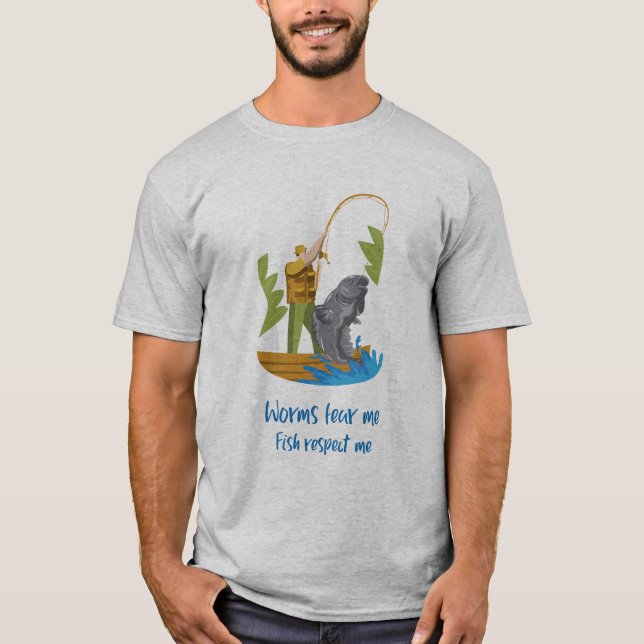 Funny fishing shirt  (Front)