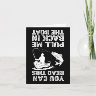 Funny Fishing Shirts For Men Boys Dad Grandpa Fish Card