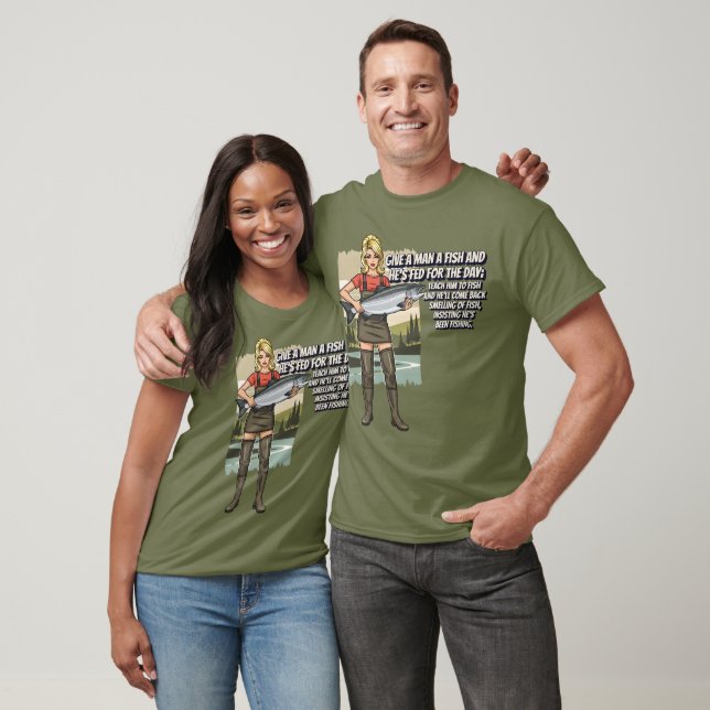 Funny fishing T shirt (Unisex)
