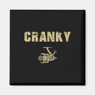 Funny Fishing Tee For Men Funny Cranky Magnet