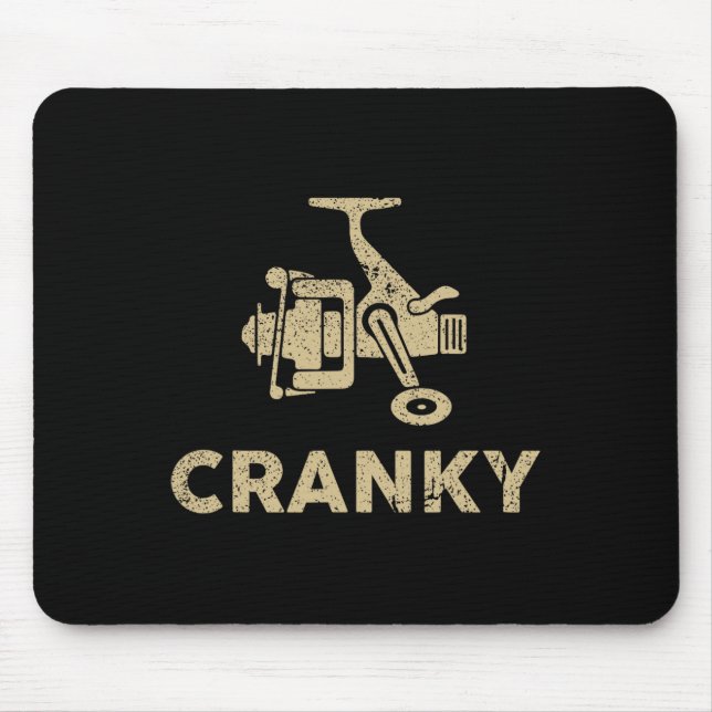 Funny Fishing Tee For Men  Mouse Pad (Front)