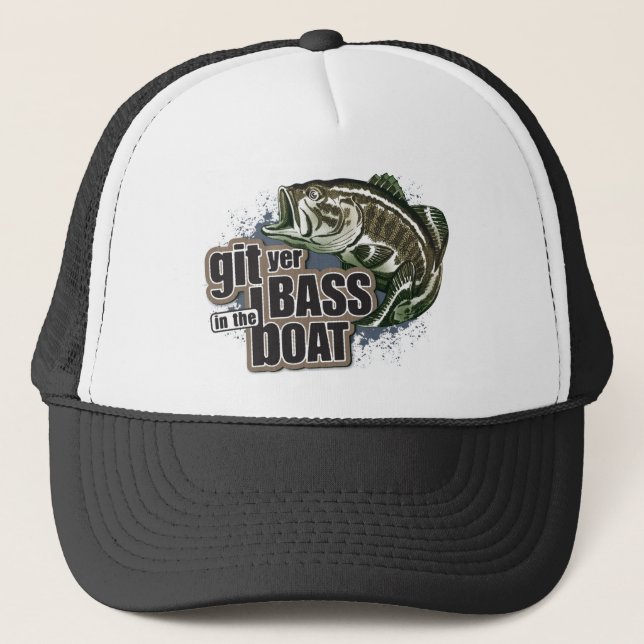 Funny Fishing Trucker Hat (Front)