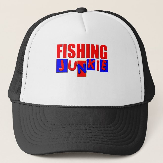 Funny Fishing Trucker Hat (Front)