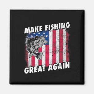 Funny Fishing Trump Gifts Magnet