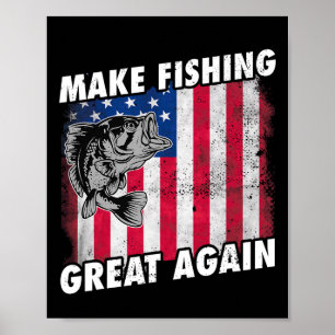 Funny Fishing Trump Gifts  Poster