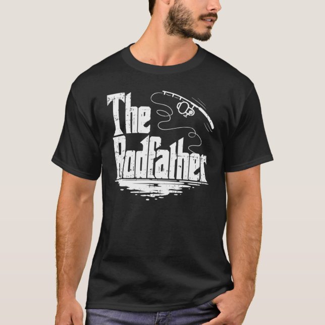 Funny Fishing Tshirt The Rodfather (Front)