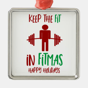 Funny Gym Quotes Christmas Tree Decorations Ornaments Zazzle Co Nz