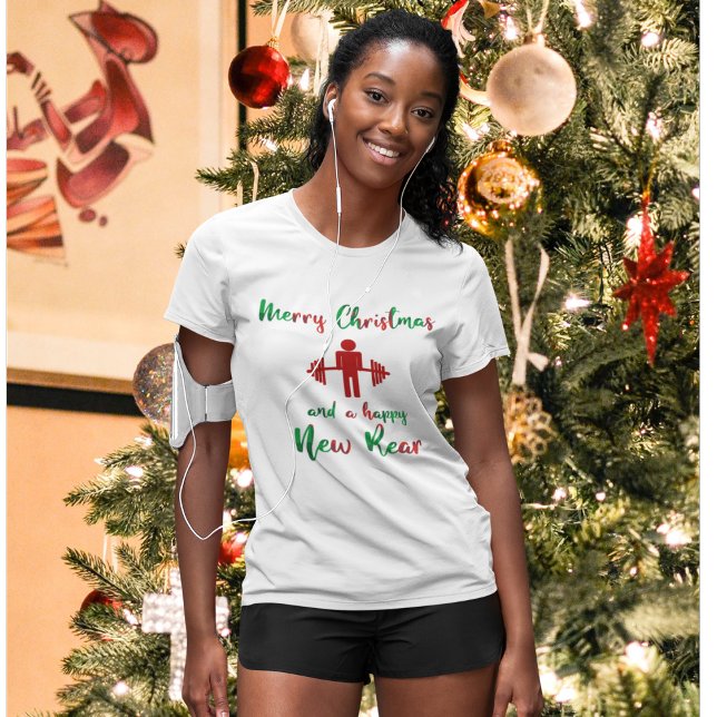 Funny Fitness Fitmas Christmas Trainer T-Shirt (Creator Uploaded)