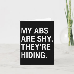 Funny Fitness Gym Motivational Fitness T Shirt Wor Card