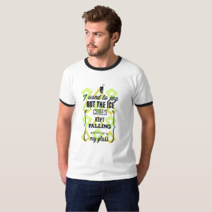 Funny Fitness Ice Cube Jogging Workout T-Shirt