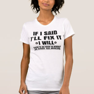 Funny Fix It Handyman Quote Handyman Husband Joke T-Shirt