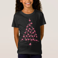 Funny Flamingo Christmas Tree Ornithologist Xmas