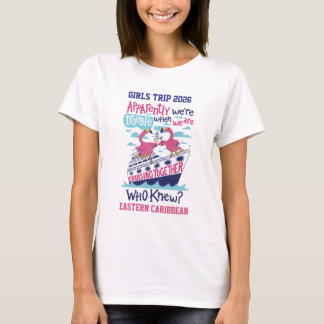 Funny Flamingo Cruise Matching T-Shirt