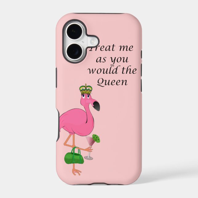 Funny Flamingo iPhone 5 Barely There Case (Back)