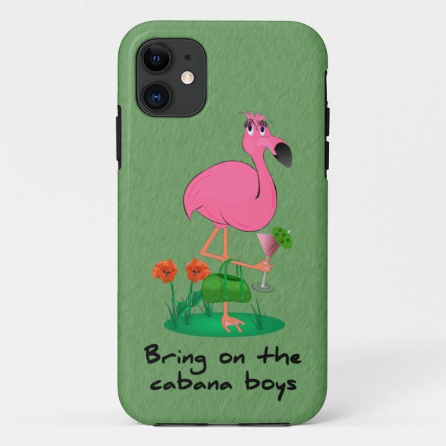 Funny Flamingo iPhone 5 Case (Back)