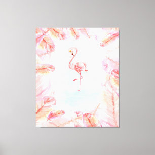 Funny Flamingo Lovers   Flamingo Feather Print Art