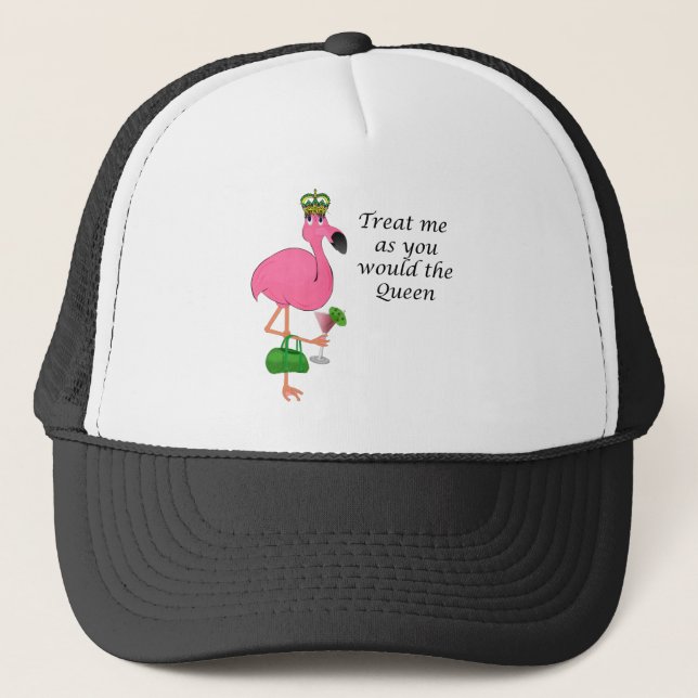 Funny Flamingo Mothers Day Hat (Front)