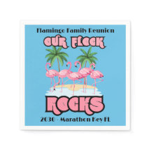 Funny Flamingo Our Flock Rocks