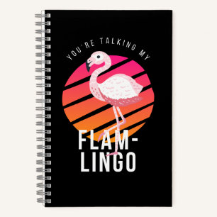 Funny Flamingo Pun Notebook