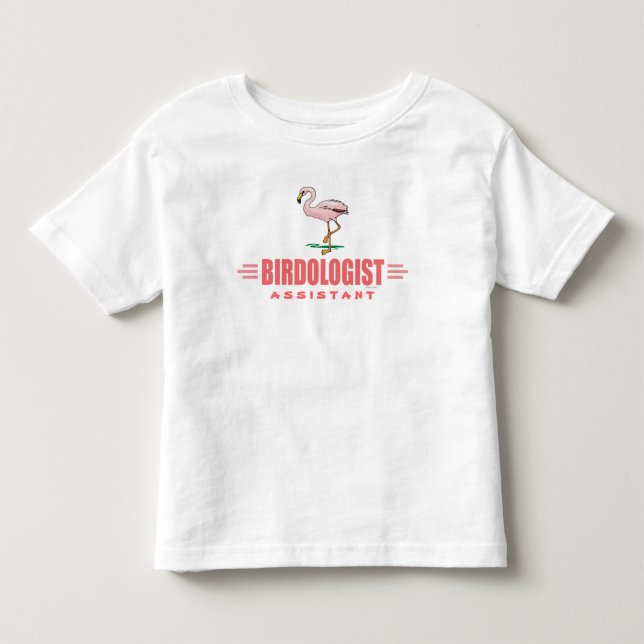 Funny Flamingo Toddler T-Shirt (Front)